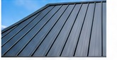Completed metal roofing project