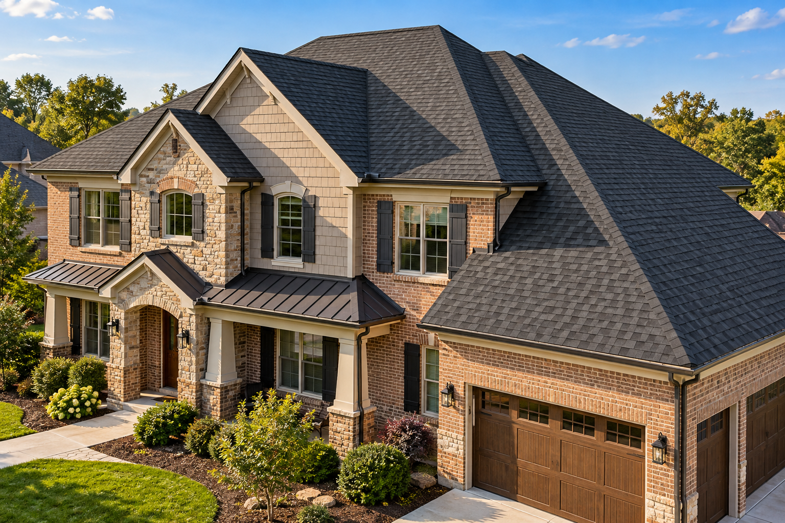 Complete residential roof replacement